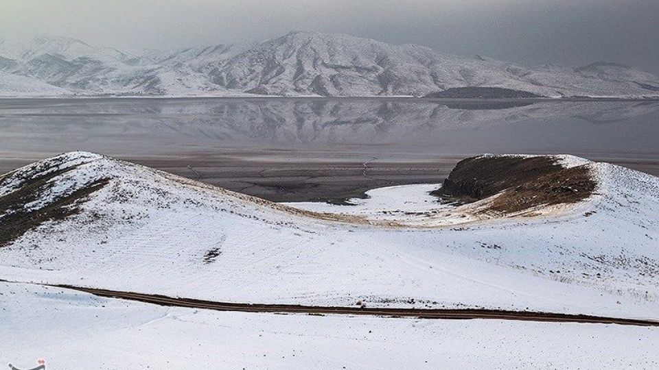 طبیعت زمستانی دریاچه ارومیه