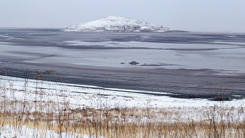 طبیعت زمستانی دریاچه ارومیه
