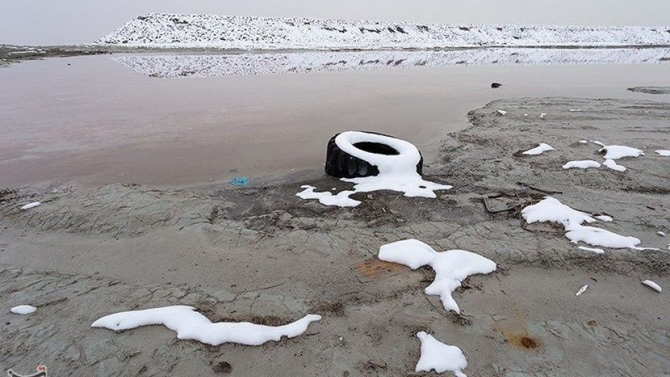 طبیعت زمستانی دریاچه ارومیه