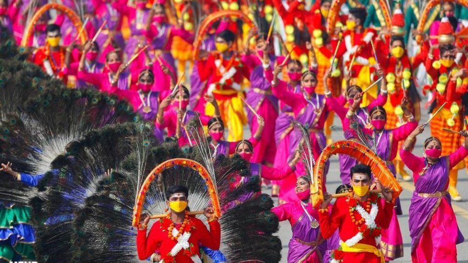 اعتراضات گسترده کشاورزان هندی در روز جمهوری