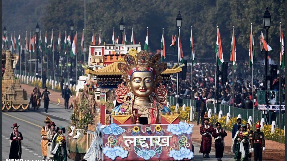 اعتراضات گسترده کشاورزان هندی در روز جمهوری