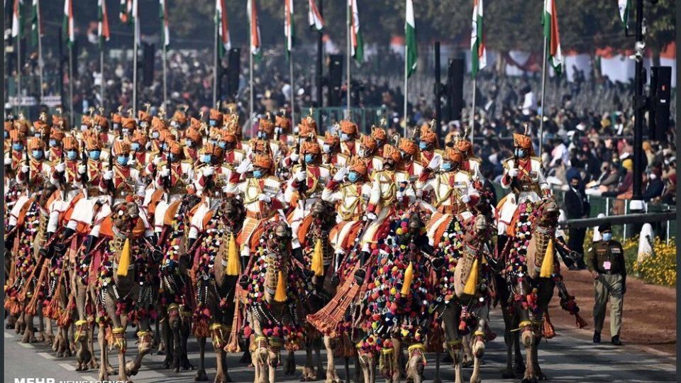 اعتراضات گسترده کشاورزان هندی در روز جمهوری