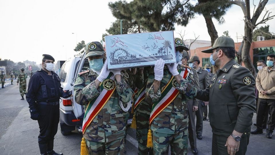 وداع با پیکر شهید گمنام - دانشگاه علوم پزشکی ارتش