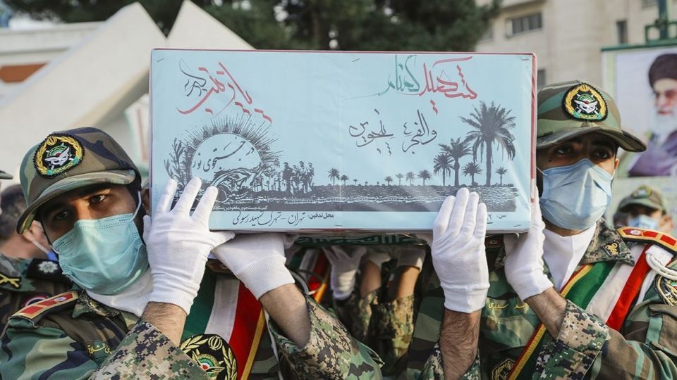 وداع با پیکر شهید گمنام - دانشگاه علوم پزشکی ارتش