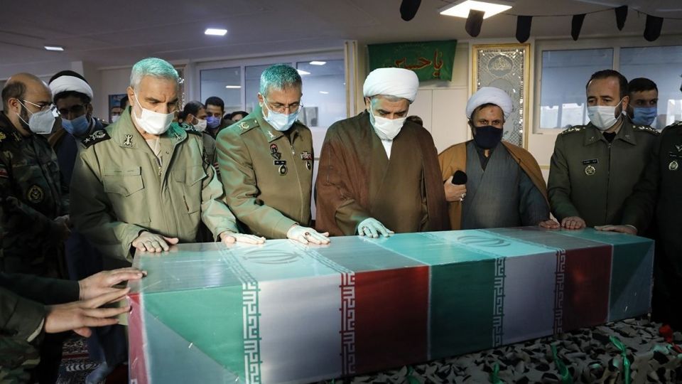 وداع با پیکر شهید گمنام - دانشگاه علوم پزشکی ارتش