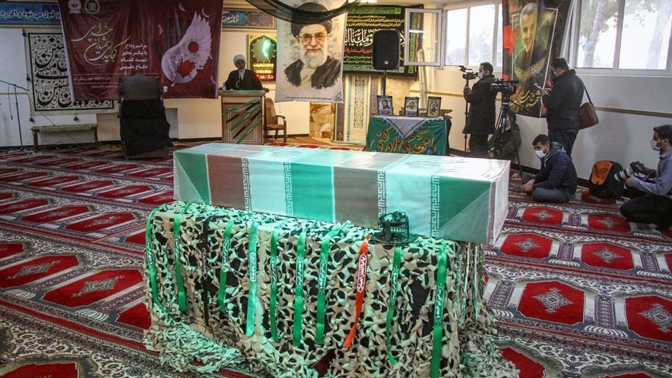 وداع با پیکر شهید گمنام - دانشگاه علوم پزشکی ارتش