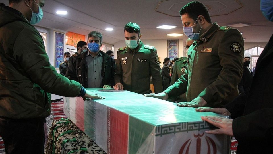 وداع با پیکر شهید گمنام - دانشگاه علوم پزشکی ارتش