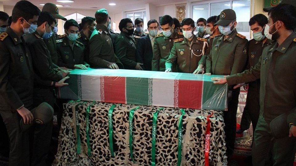 وداع با پیکر شهید گمنام - دانشگاه علوم پزشکی ارتش