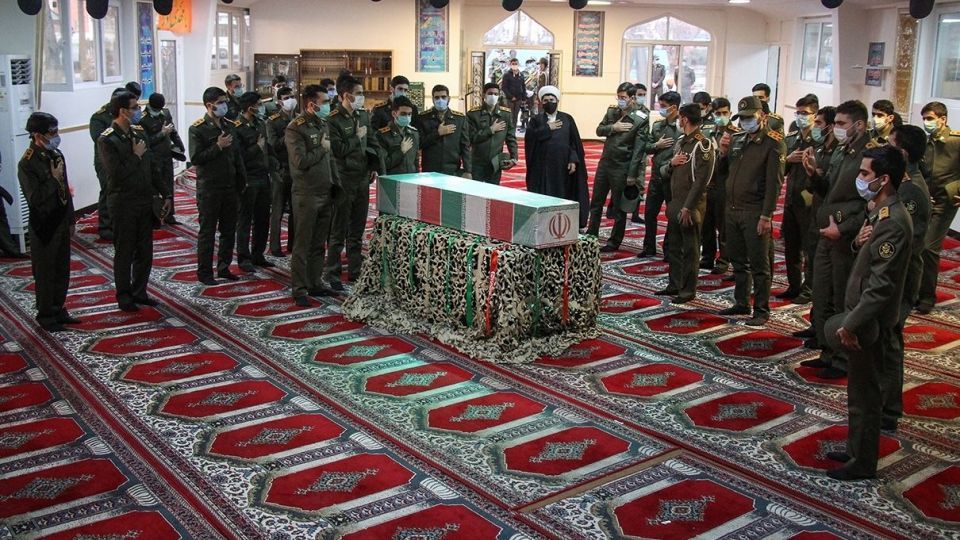 وداع با پیکر شهید گمنام - دانشگاه علوم پزشکی ارتش