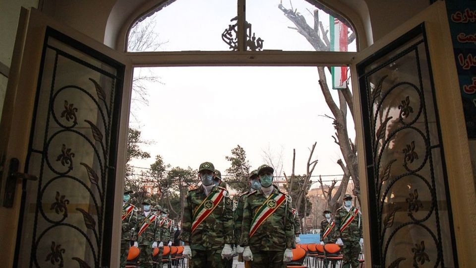 وداع با پیکر شهید گمنام - دانشگاه علوم پزشکی ارتش