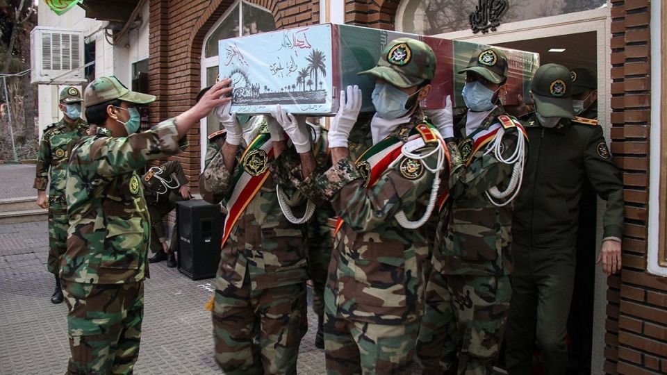 وداع با پیکر شهید گمنام - دانشگاه علوم پزشکی ارتش