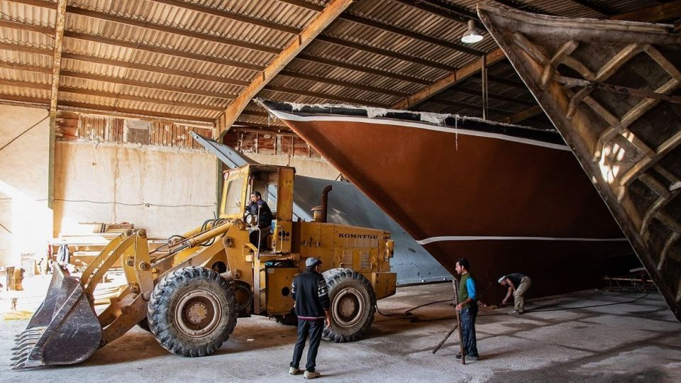 ساخت لنج فایبرگلاس - بوشهر