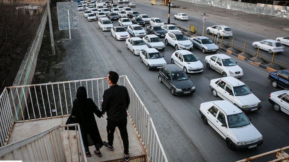 ترافیک سنگین در جاده‌های منتهی به ییلاقات مشهد