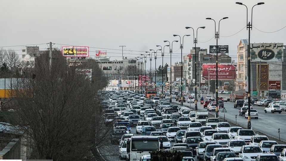ترافیک سنگین در جاده‌های منتهی به ییلاقات مشهد