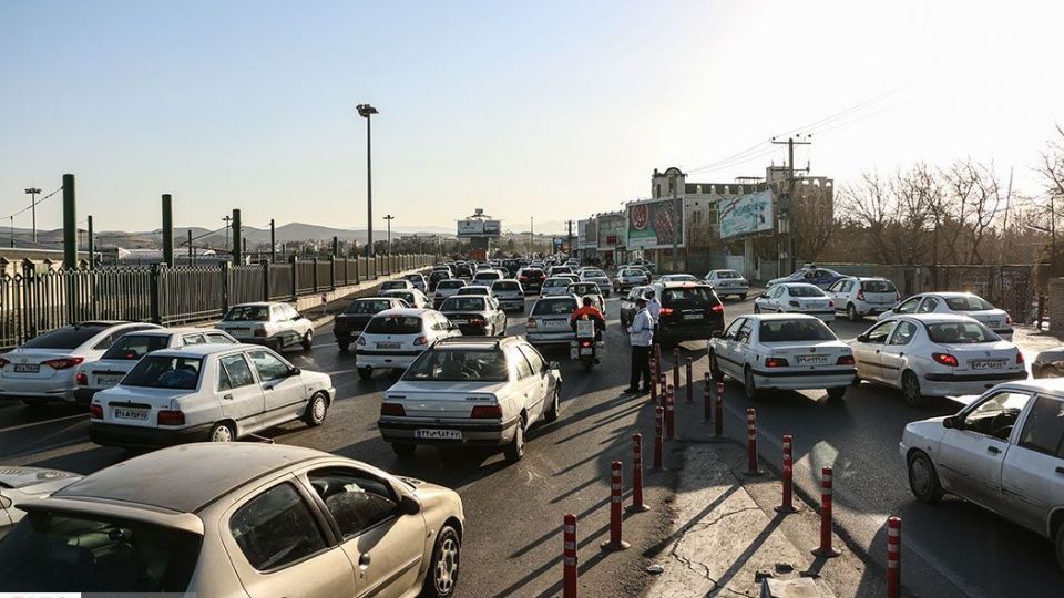 ترافیک سنگین در جاده‌های منتهی به ییلاقات مشهد