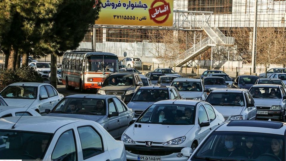 ترافیک سنگین در جاده‌های منتهی به ییلاقات مشهد