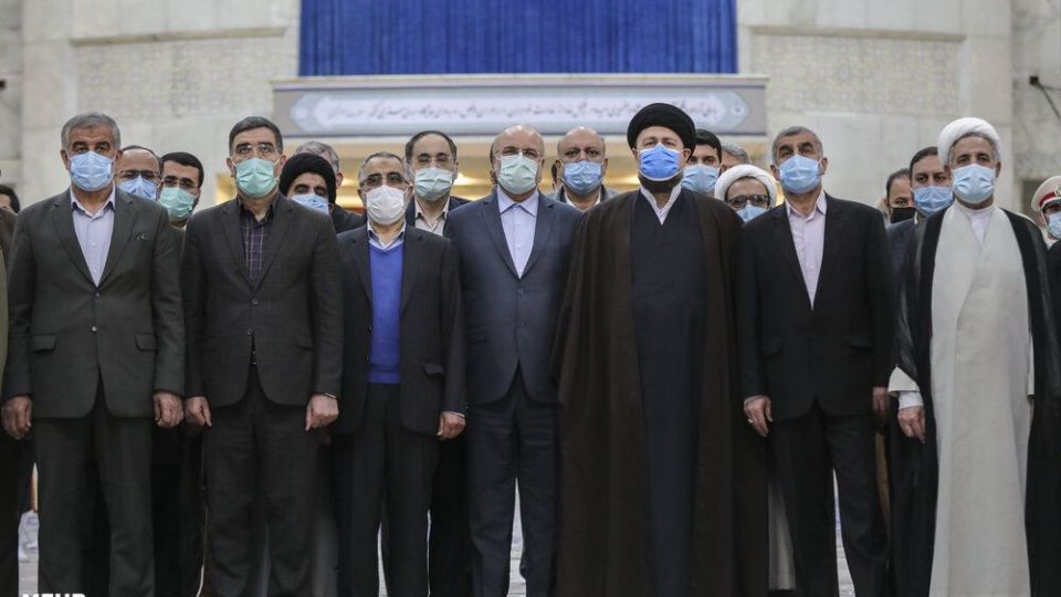 مراسم تجدید میثاق نمایندگان مجلس با آرمان‌های امام (ره)