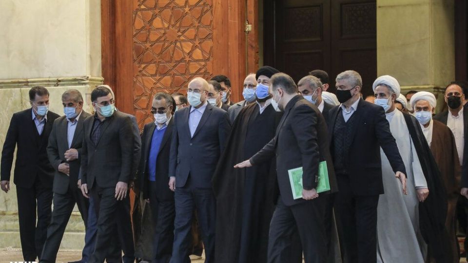 مراسم تجدید میثاق نمایندگان مجلس با آرمان‌های امام (ره)