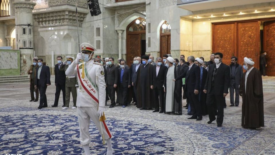 مراسم تجدید میثاق نمایندگان مجلس با آرمان‌های امام (ره)