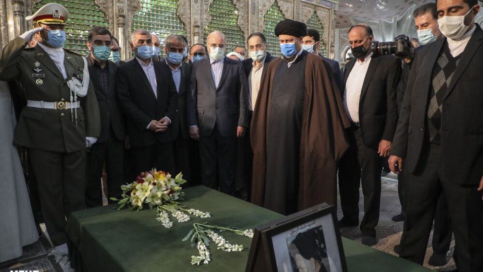 مراسم تجدید میثاق نمایندگان مجلس با آرمان‌های امام (ره)