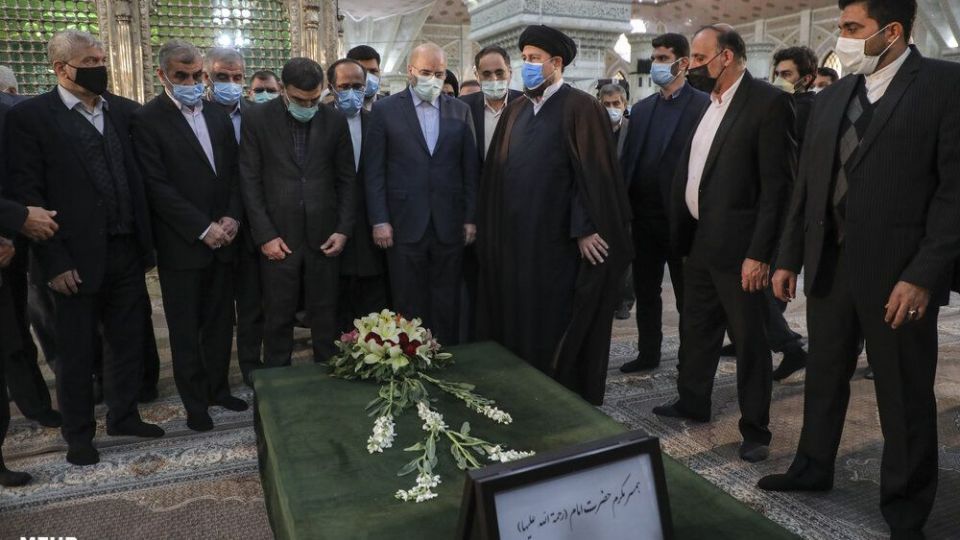 مراسم تجدید میثاق نمایندگان مجلس با آرمان‌های امام (ره)