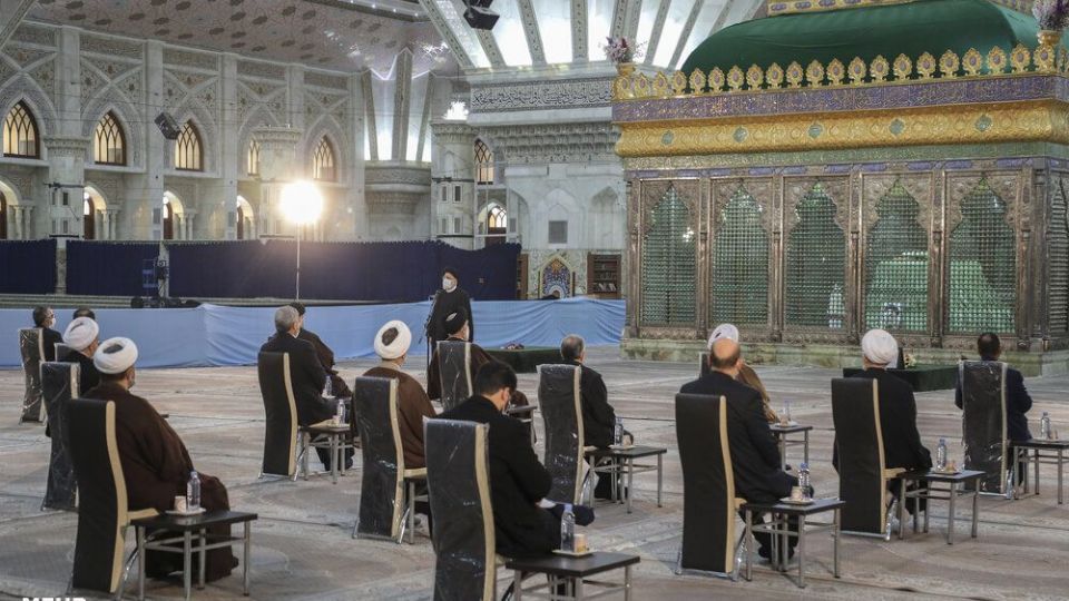 مراسم تجدید میثاق مسئولان قضایی با آرمان‌های امام (ره)