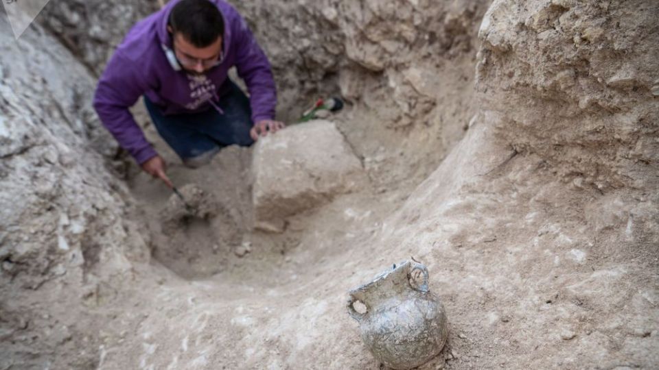 کشف گورستانی از عهد رم باستان در کریمه