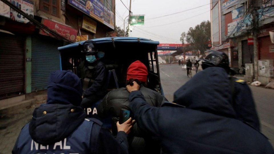 درگیری پلیس نپال با معترضان