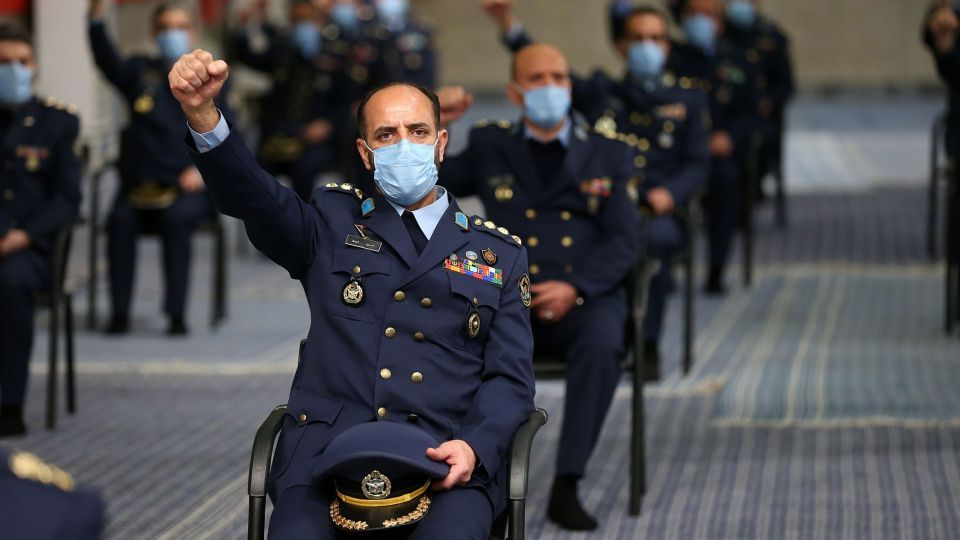 دیدار رهبر انقلاب با فرماندهان نیروی هوایی و پدافند هوایی ارتش