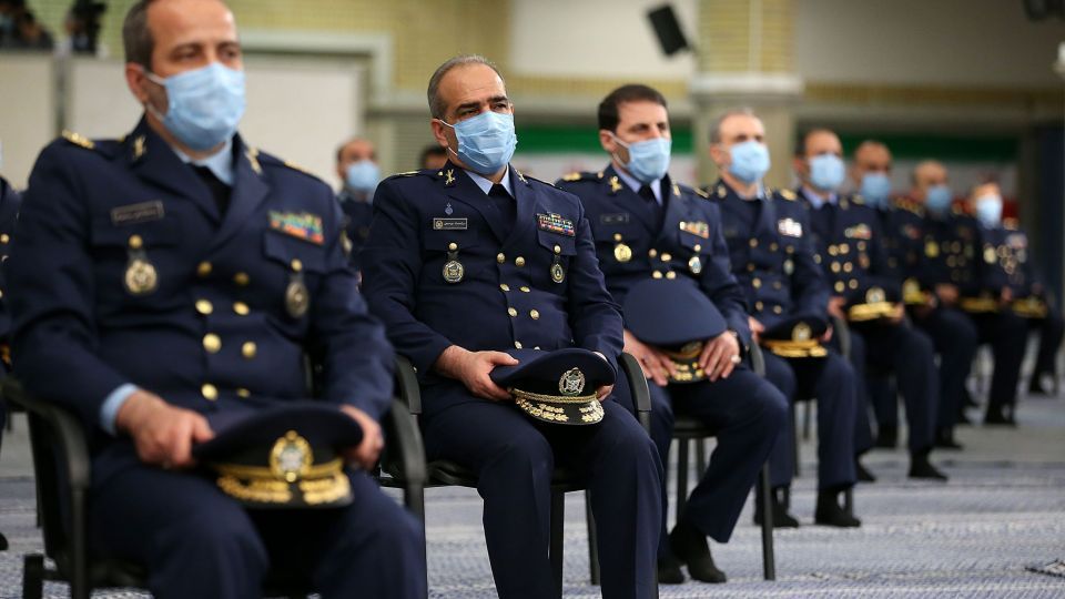 دیدار رهبر انقلاب با فرماندهان نیروی هوایی و پدافند هوایی ارتش