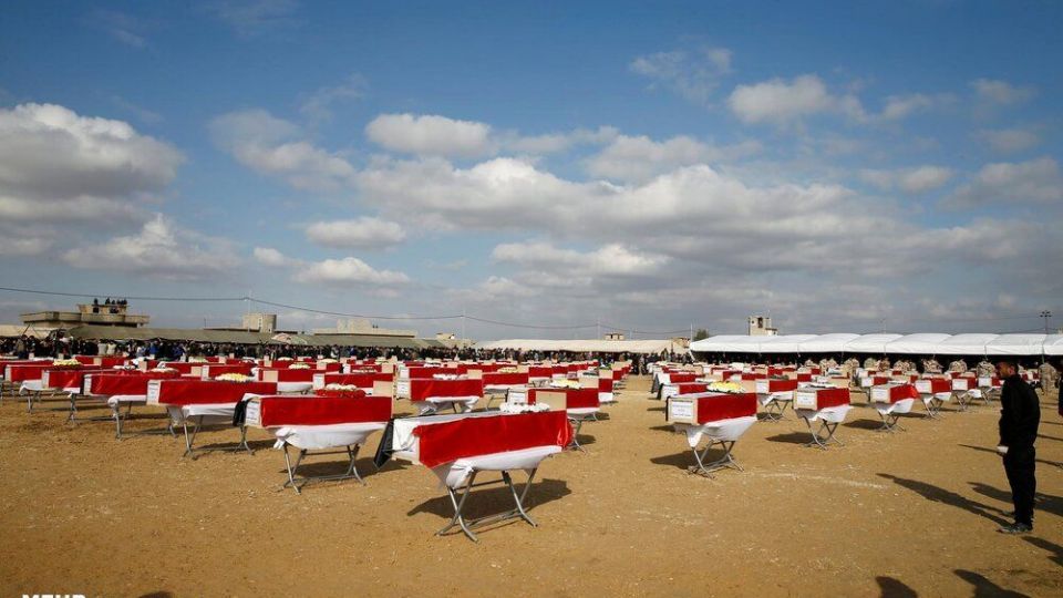 خاکسپاری پیکر قربانیان ایزدی داعش در عراق