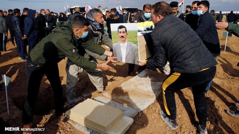 خاکسپاری پیکر قربانیان ایزدی داعش در عراق