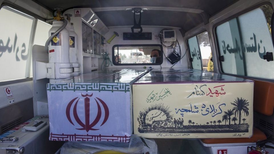 مراسم استقبال از شهدای گمنام - اصفهان