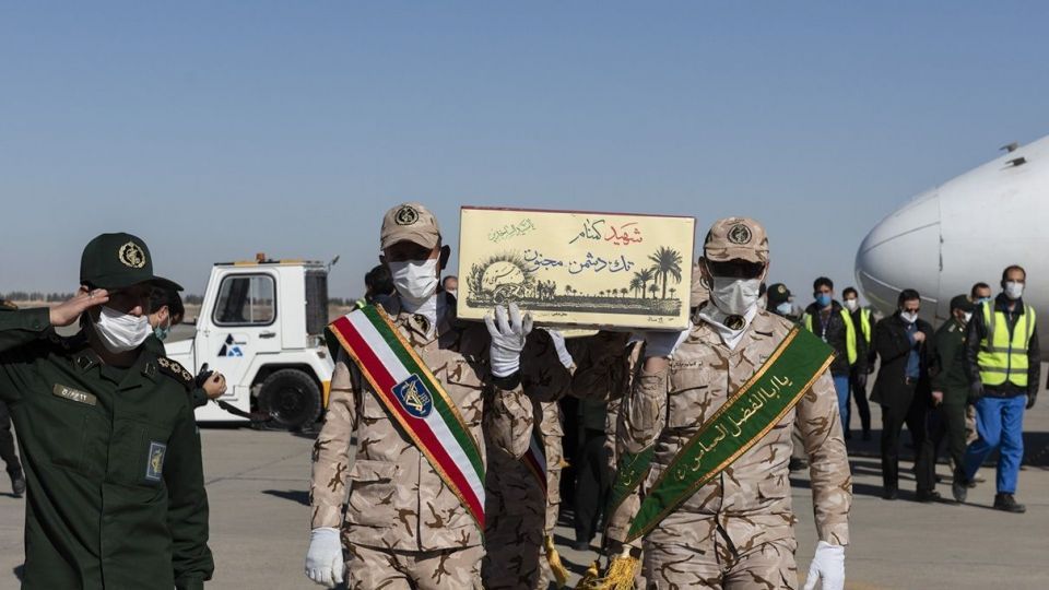 مراسم استقبال از شهدای گمنام - اصفهان