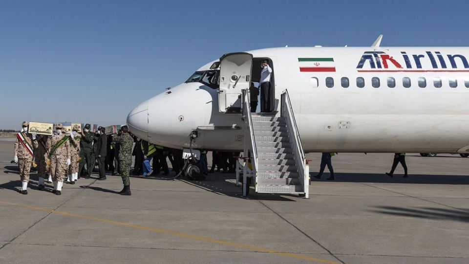 مراسم استقبال از شهدای گمنام - اصفهان