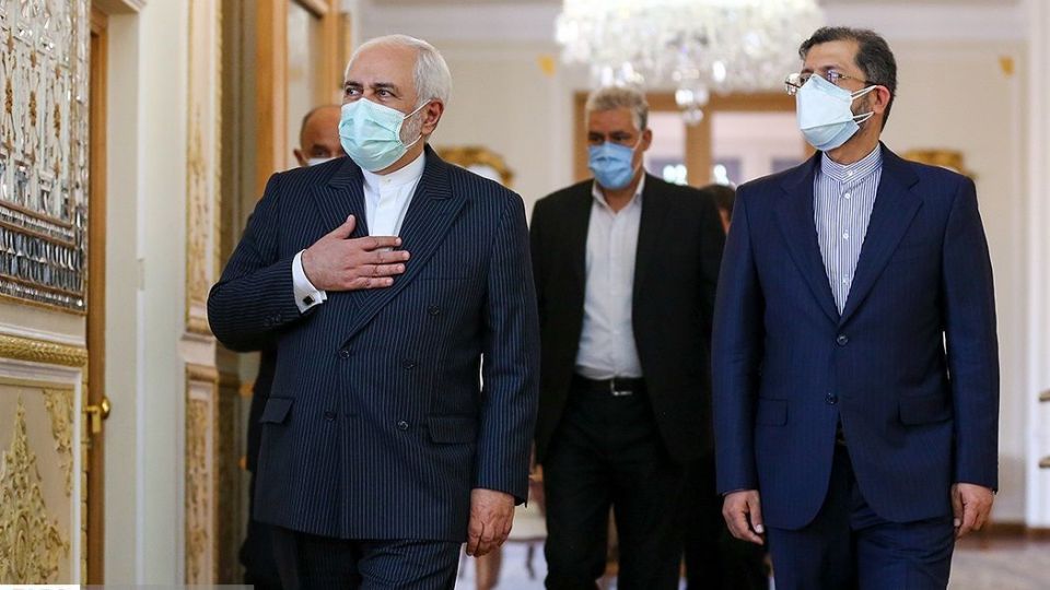 دیدار وزیر امور خارجه قطر با ظریف