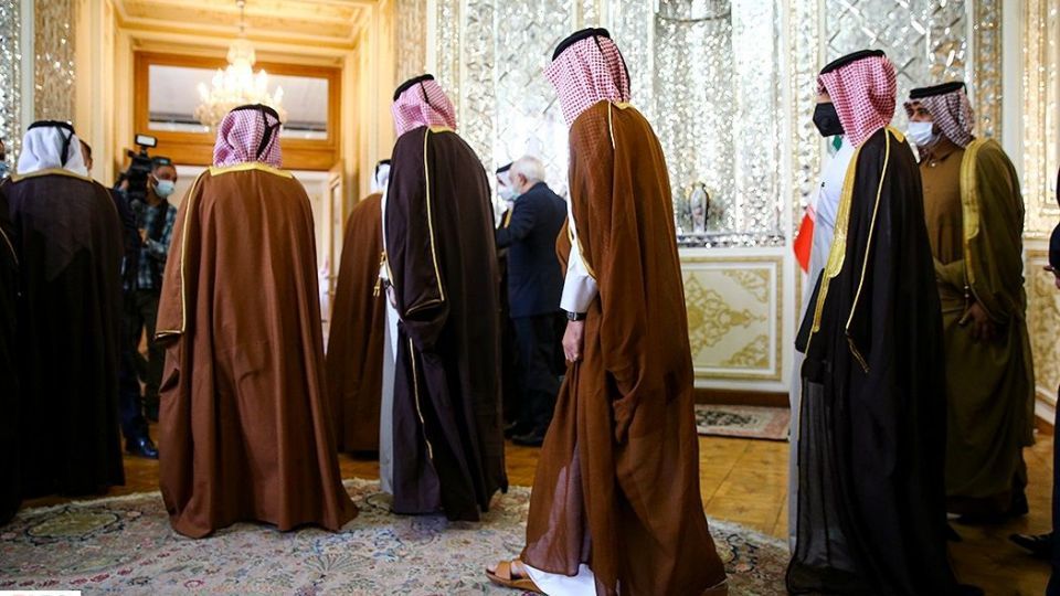دیدار وزیر امور خارجه قطر با ظریف