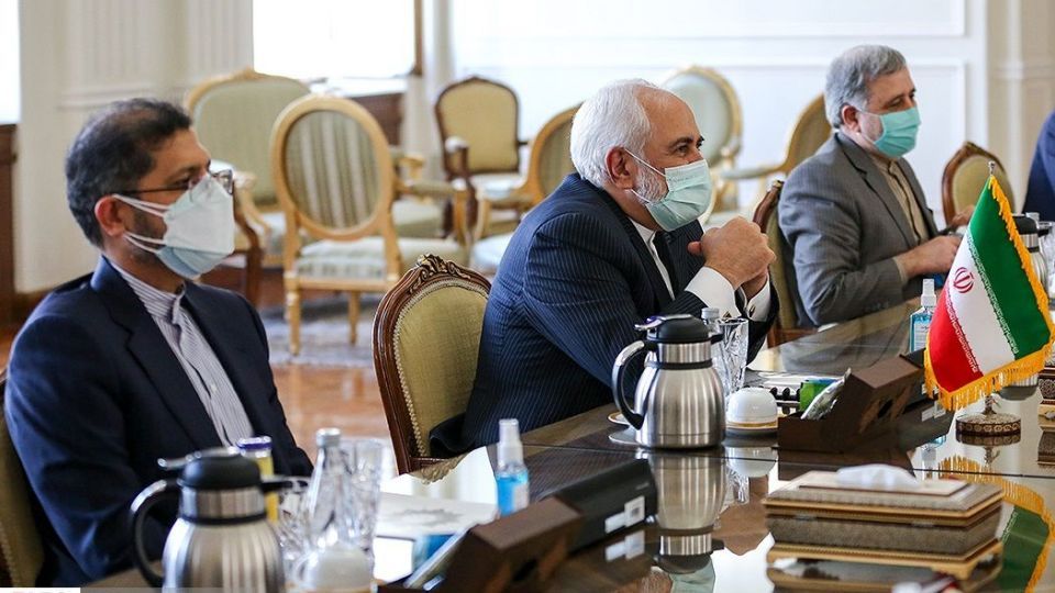 دیدار وزیر امور خارجه قطر با ظریف