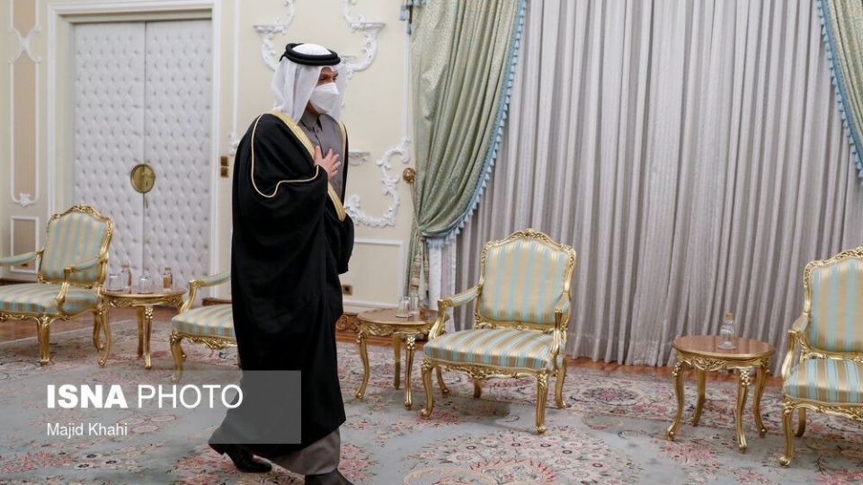 دیدار وزیر خارجه قطر با رئیس جمهور