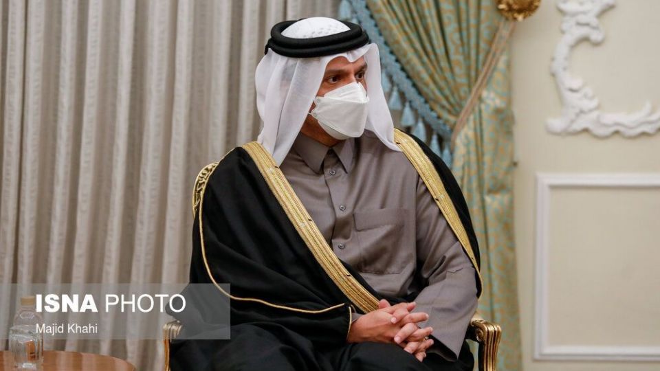 دیدار وزیر خارجه قطر با رئیس جمهور