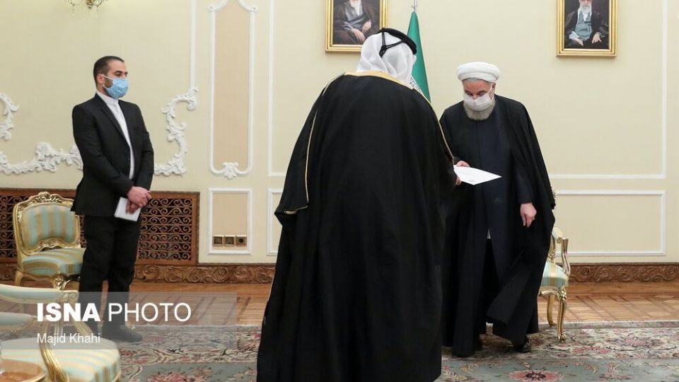 دیدار وزیر خارجه قطر با رئیس جمهور