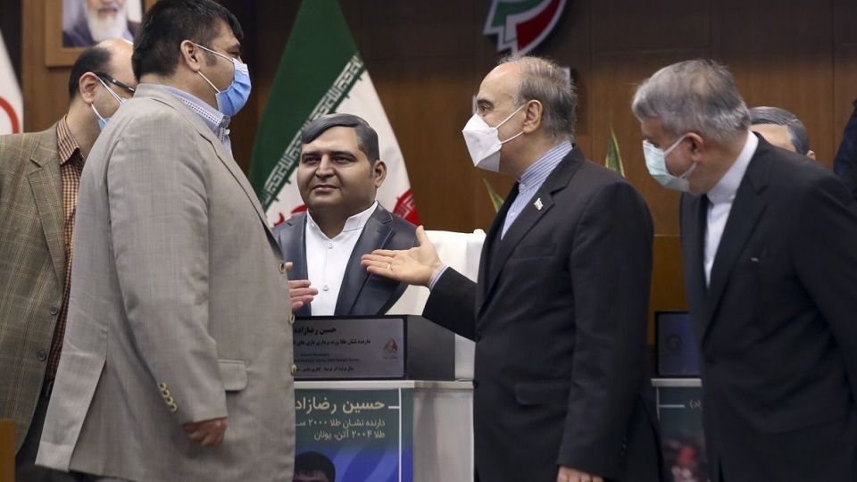 مراسم رونمایی از تندیس‌های ۶ تن از قهرمانان افتخار آفرین ورزش کشور