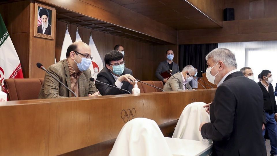 مراسم رونمایی از تندیس‌های ۶ تن از قهرمانان افتخار آفرین ورزش کشور