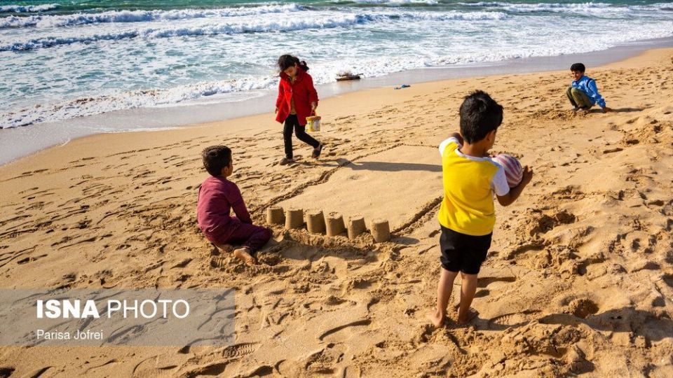 تصاویری از ساحلی زیبا در پایتخت انرژی ایران 