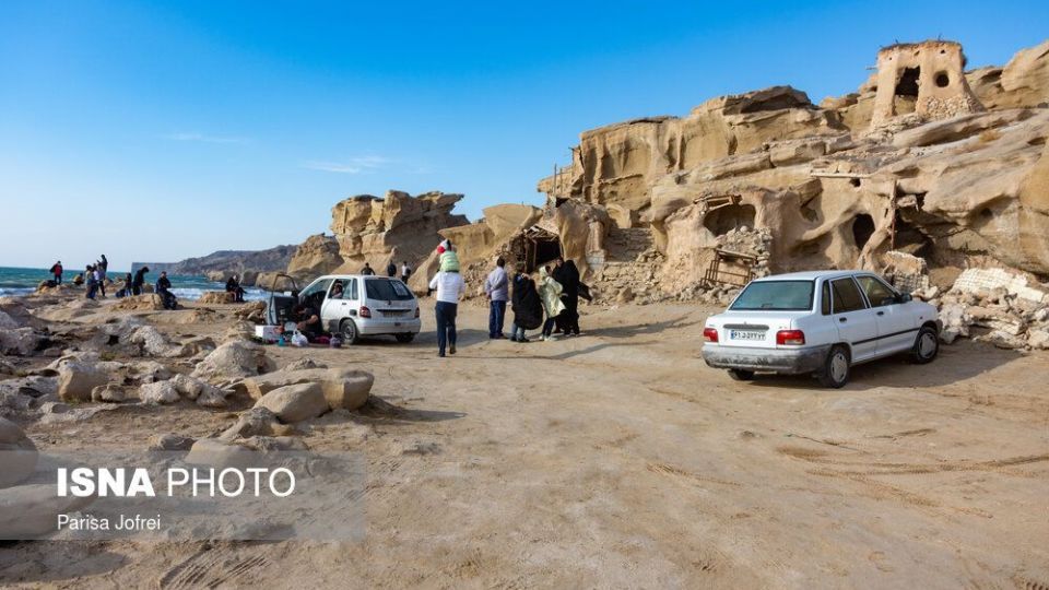تصاویری از ساحلی زیبا در پایتخت انرژی ایران 