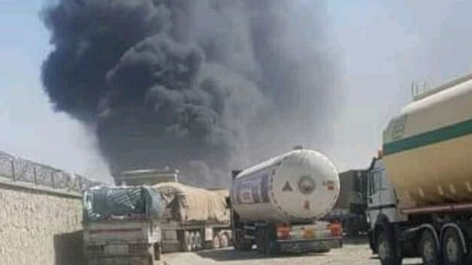آتش‌سوزی در گمرک «فراه» در مرز ایران و افغانستان