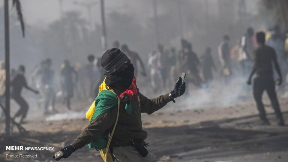 درگیری معترضان در سنگال با پلیس