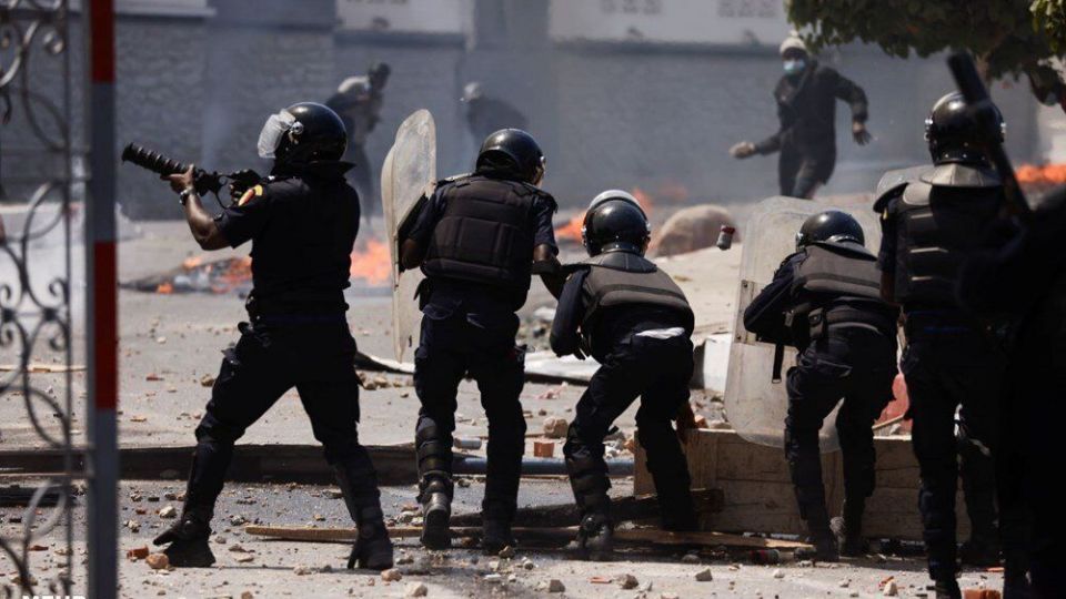 درگیری معترضان در سنگال با پلیس