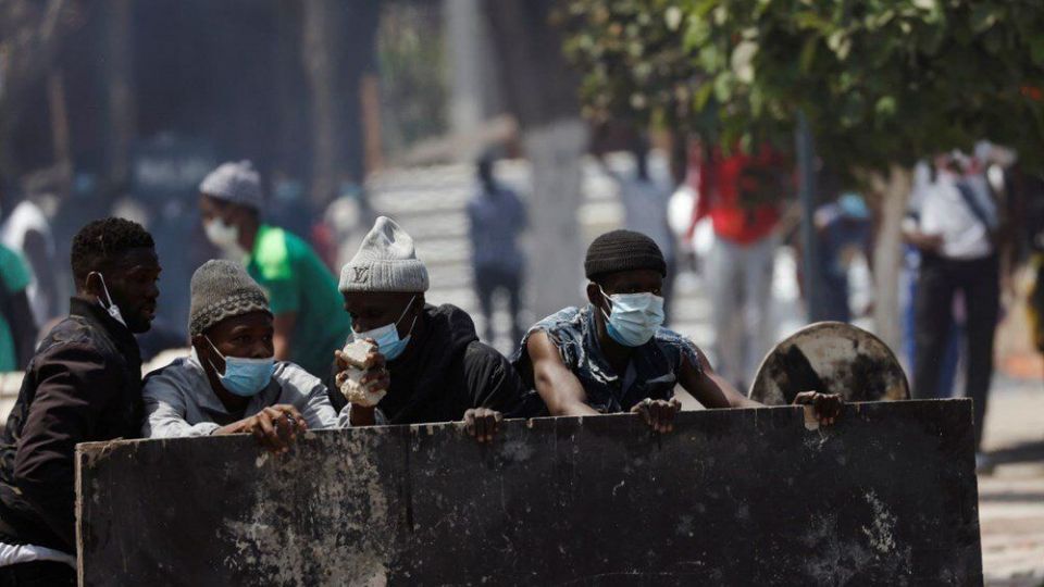 درگیری معترضان در سنگال با پلیس