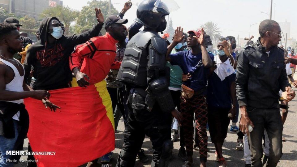 درگیری معترضان در سنگال با پلیس